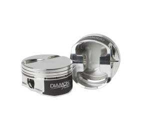 Diamond Racing - Pistons - Diamond Pistons 11592-R1-8 Chevy LS Street Strip Dish Series