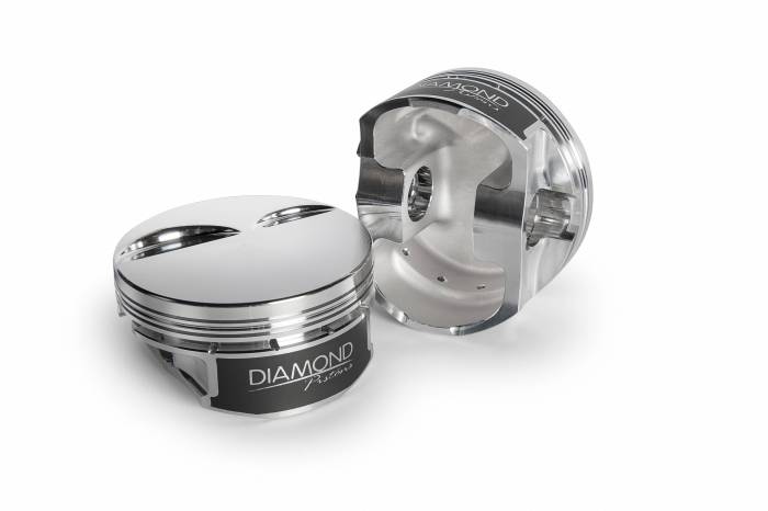 Diamond Racing - Pistons - Diamond Pistons 11546-R1-8 Chevy LS Street Strip Flat Top Series