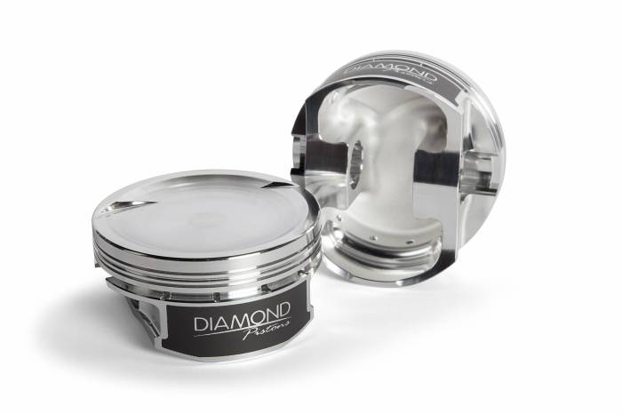 Diamond Racing - Pistons - Diamond Pistons 11553-R1-8 Chevy LS Street Strip Dish Series