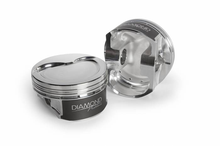 Diamond Racing - Pistons - Diamond Pistons 11588-R1-8 Chevy LS Street Strip Dish Series