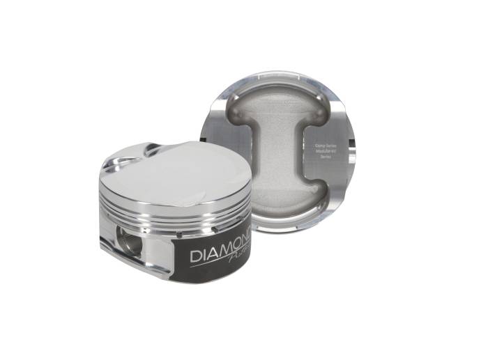 Diamond Racing - Pistons - Diamond Pistons 30417-R1-8 Ford Modular 4.6L DOHC 4V Dish Series