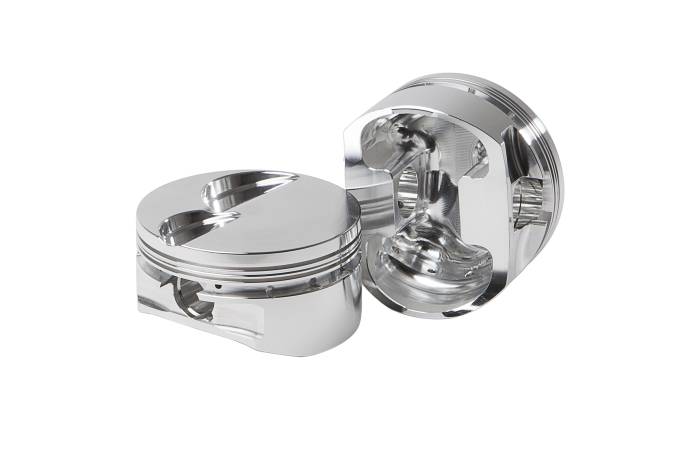 Diamond Racing - Pistons - Diamond Pistons 31738-8 Small Block Ford 302/351 Twisted Wedge Street Strip Flat Top Series