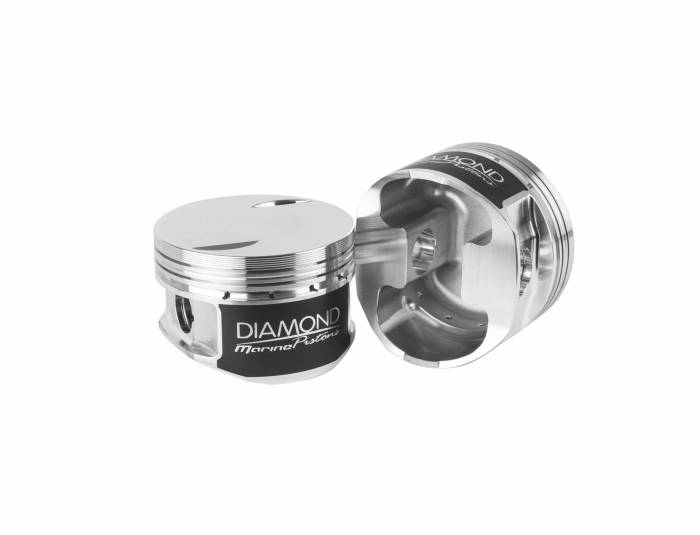 Diamond Racing - Pistons - Diamond Pistons 70016-8 Mercury Racing Replacement Series