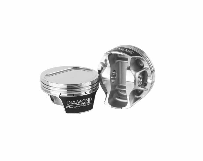 Diamond Racing - Pistons - Diamond Pistons 70156-8 Mercury Racing Replacement Series