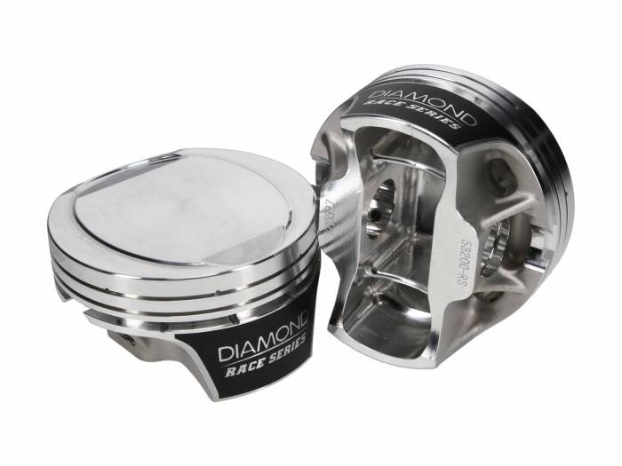Diamond Racing - Pistons - Diamond Pistons 53202-RS-8 Hemi2K 6.2L Hellcat  Series