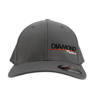 Standard Logo Diamond Fitted Hat - Size L/XL - Color Grey (A219) - Image 2