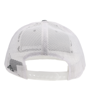 Standard Logo Diamond Trucker Hat - One Size Fits All - Color Grey/White (A243) - Image 3